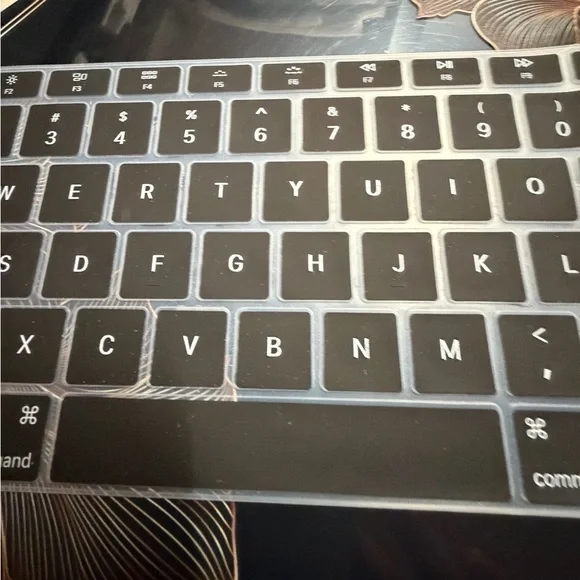 Clear Keyboard Cover with Black Keys - Picture 2 of 5